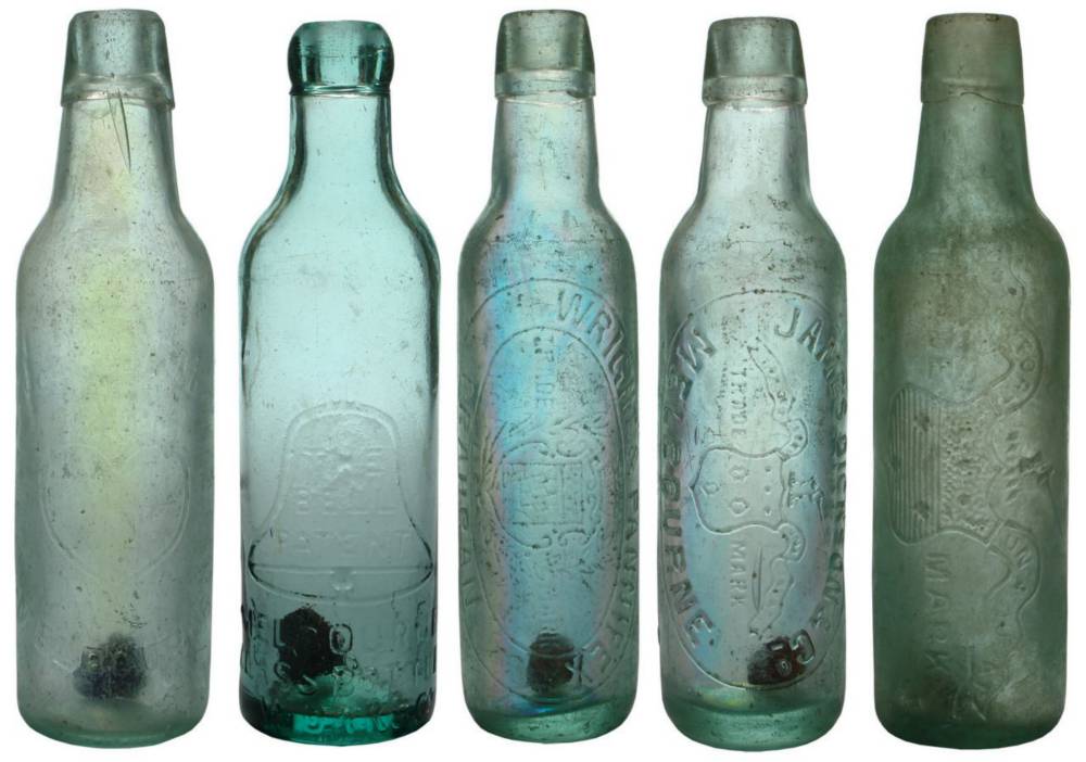Melbourne Suburban Lamont Patent Bottles