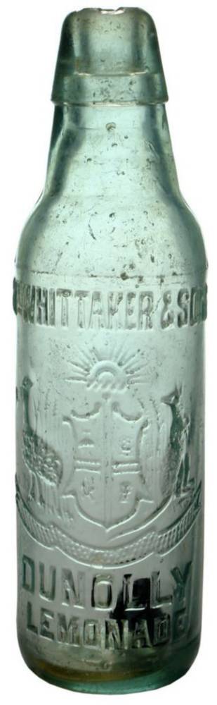 Whittaker Dunolly Coat Arms Lamont Patent Bottle