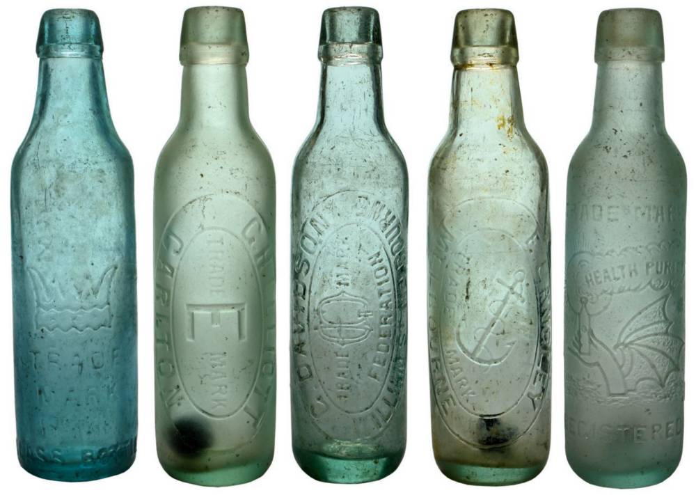 Melbourne Suburban Lamont Patent Bottles