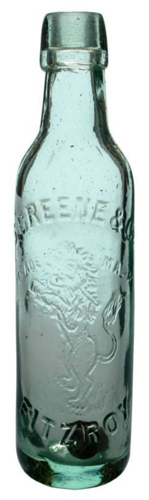 Greene Fitzroy Lion Lamont Patent Bottle