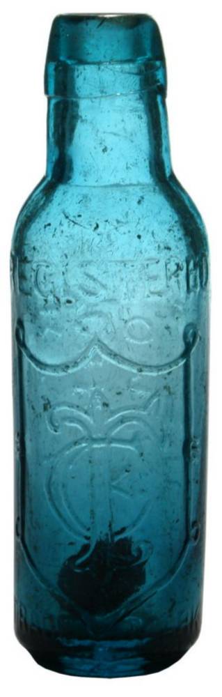 Crystal Fountain Company Sydney Blob Top Bottle