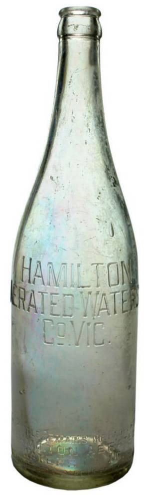 Hamilton Aerated Waters Crown Seal Bottle