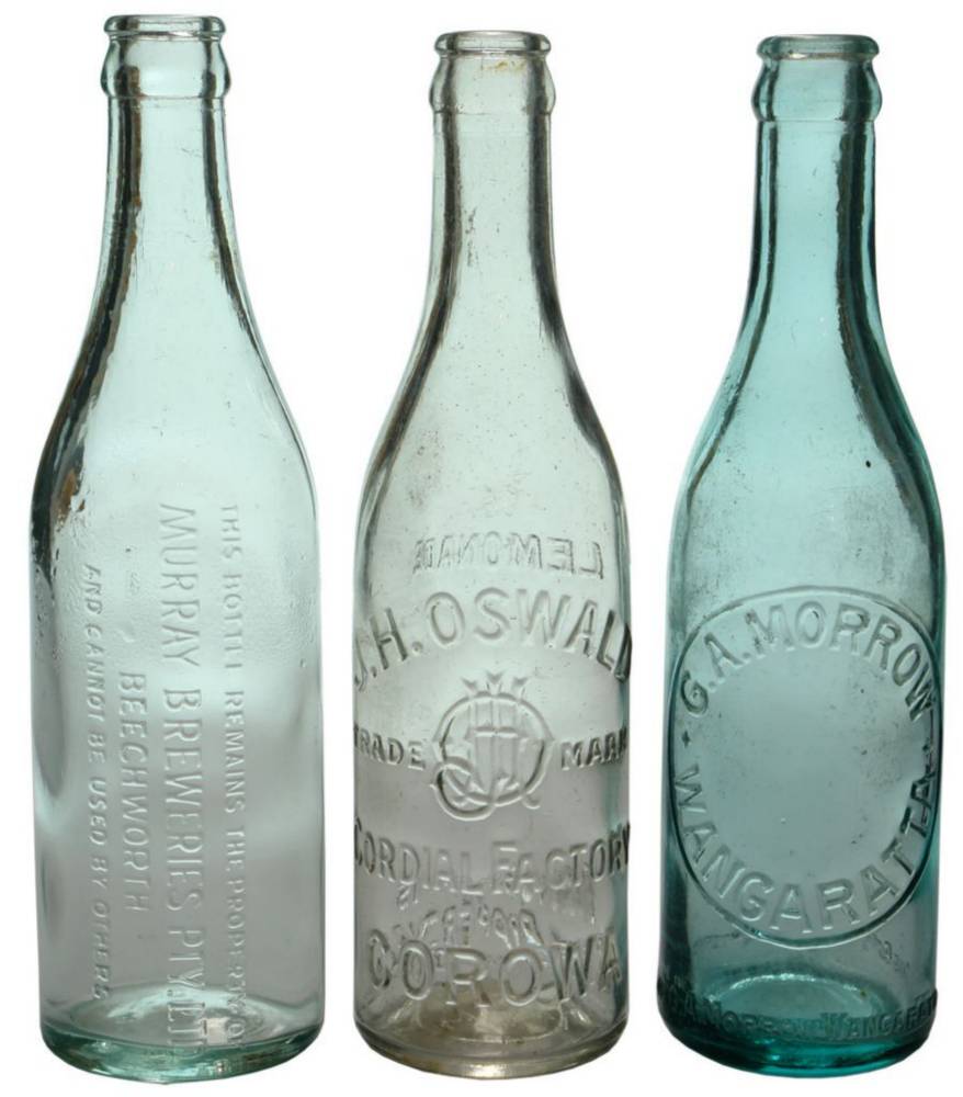 Murray Breweries Oswald Morrow Crown Seal Bottles