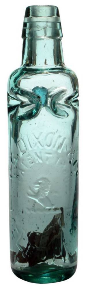 Dixon Melbourne Patent 1888 Marble Bottle