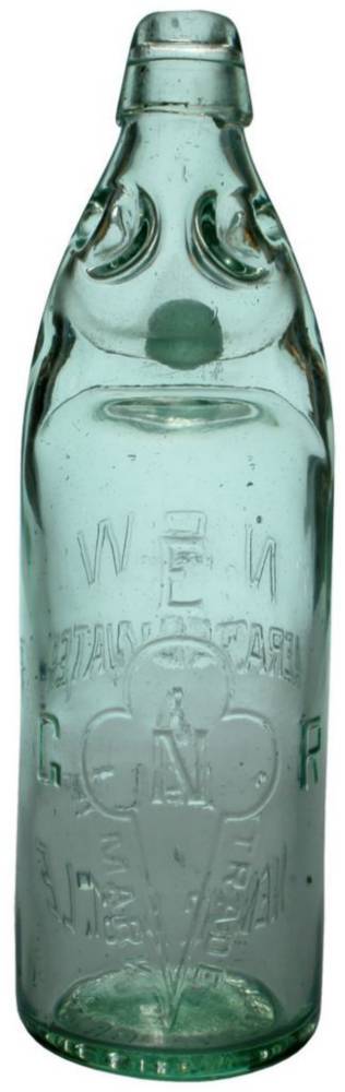 NSW Aerated Water Newcastle Codd Marble Bottle