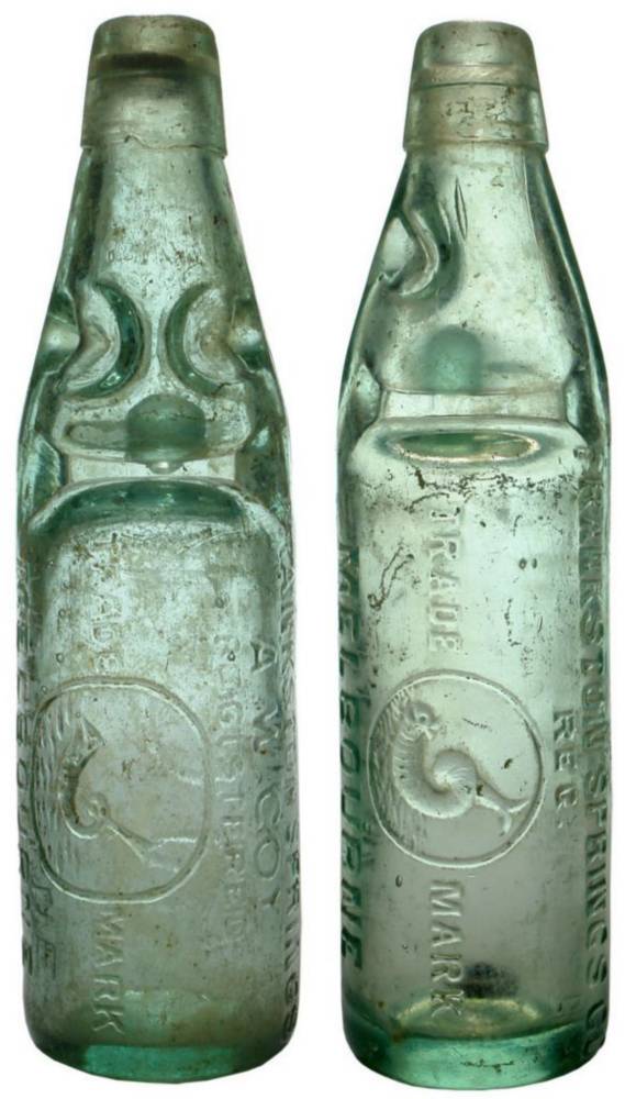 Frankston Springs Melbourne Dolphin Codd Marble Bottles