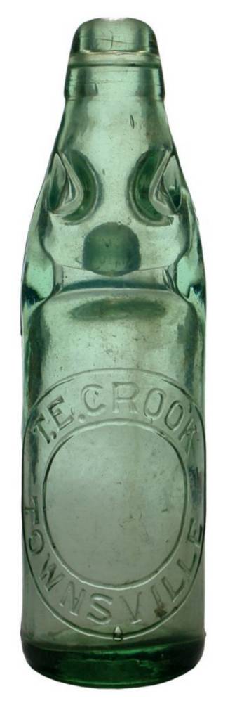Crook Townsville Old Codd Marble Bottle