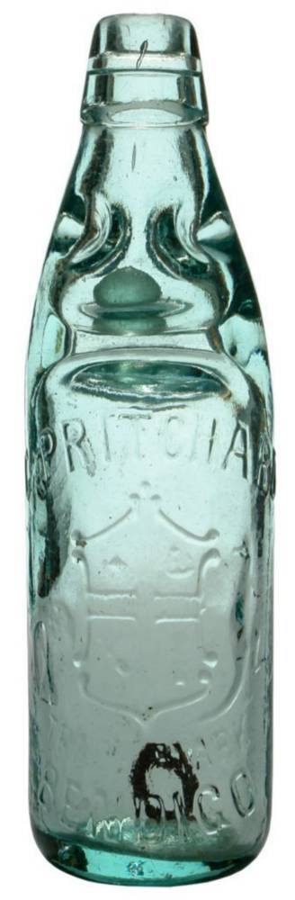 Pritchard Bendigo Coat Arms Codd Marble Bottle