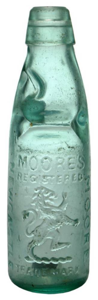 Moore Newcastle Maitland Lion Codd Marble Bottle
