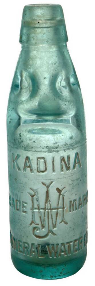Kadina Mineral Water Codd Marble Bottle