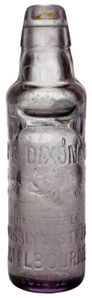 Dixon Melbourne Exhibition Amethyst Codd Marble Bottle