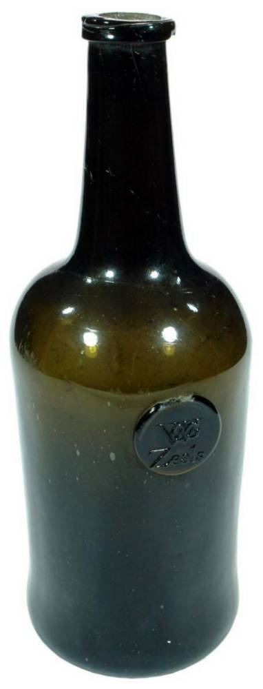 WCG Zeals Black Glass Sealed Wine Bottle