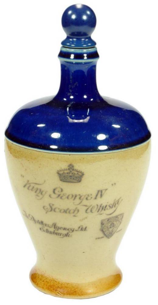 King George IV Scotch Whisky Jug