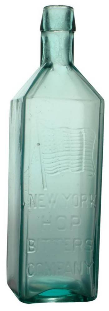 New York Hop Bitters Company Bottle
