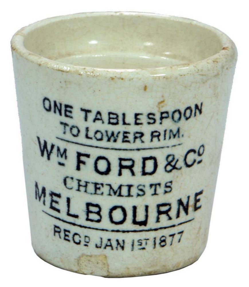 Ford Chemists Melbourne Ceramic Dose Measure
