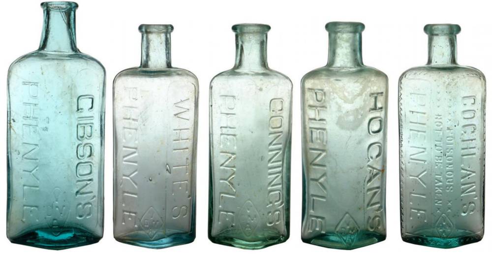 Collection Phenyle Bottles