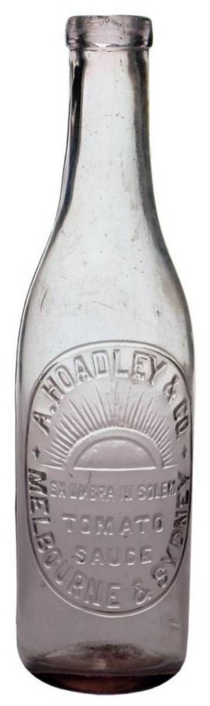 Hoadley Rising Sun Melbourne Sydney Sauce Bottle