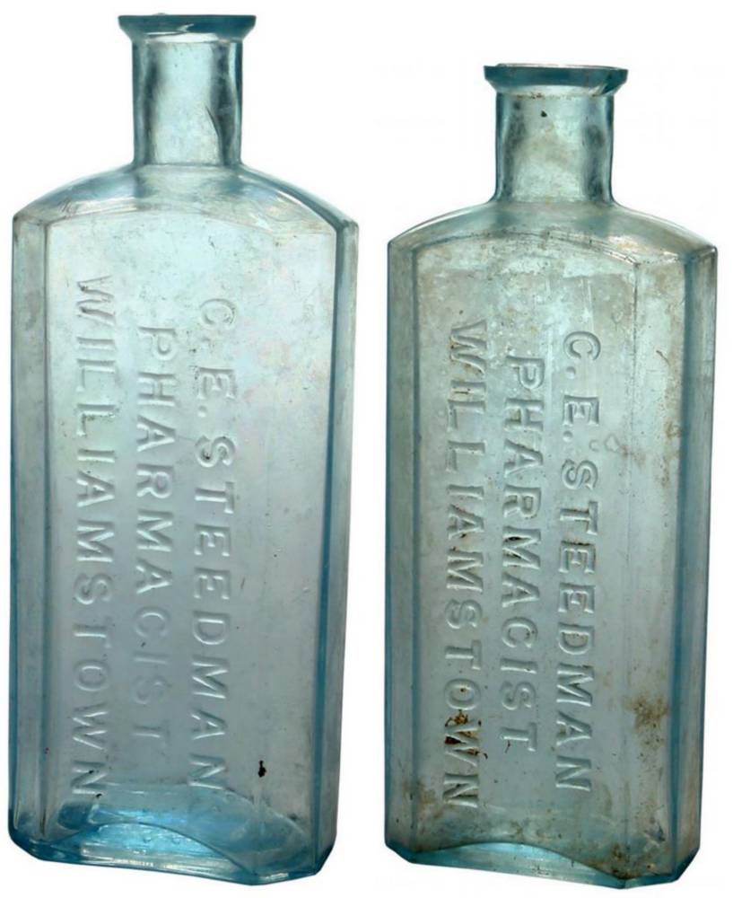 Steedman Williamstown Chemists Medicine Bottles