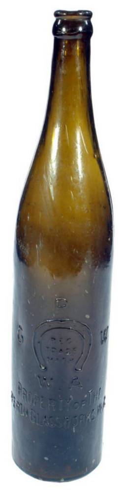 Perth Glassworks Vinegar Olive Glass