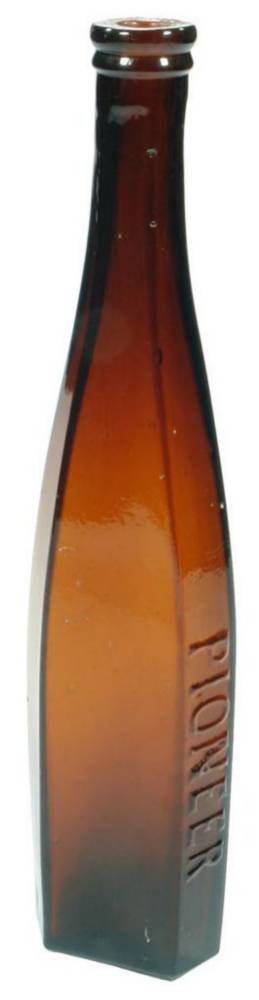 Pioneer Amber Glass Bottle