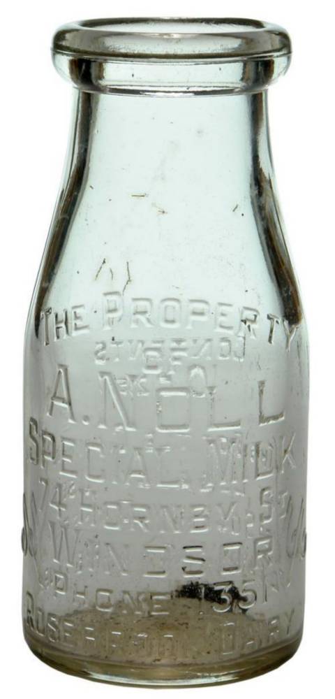 Noll Special Milk Windsor Pint Milk Bottle