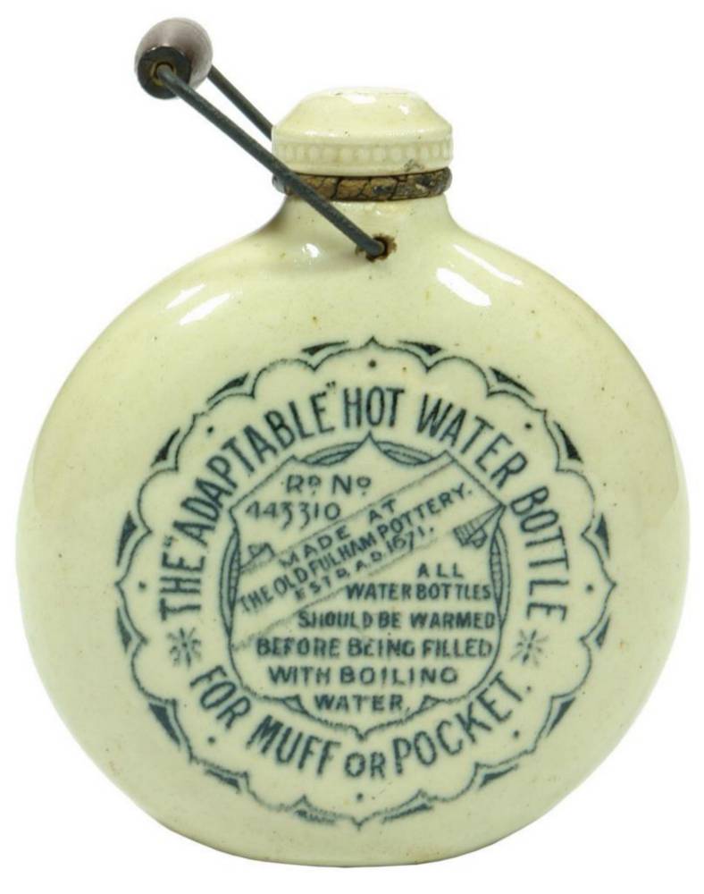 Adaptable Muff Warmer Stoneware Hot Water Bottle