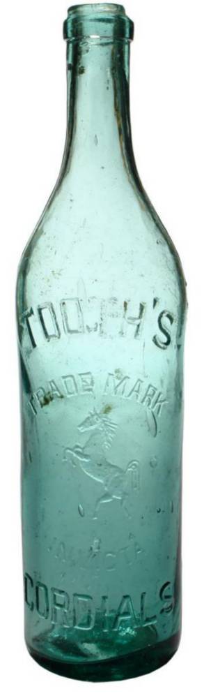 Tooth's Rearing Horse Sydney Cordial Bottle
