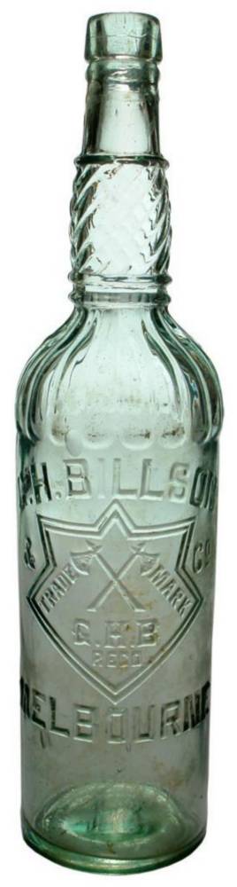 Billson Melbourne Axes Antique Cordial Bottle