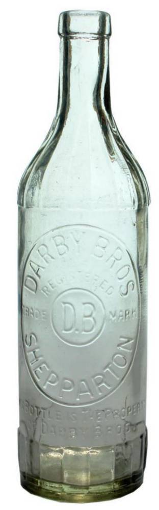 Darby Bros Shepparton Vintage Cordial Bottle