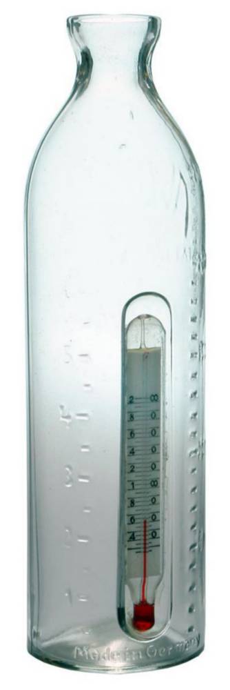 Kuwa Thermometer Baby Feeder Glass Bottle
