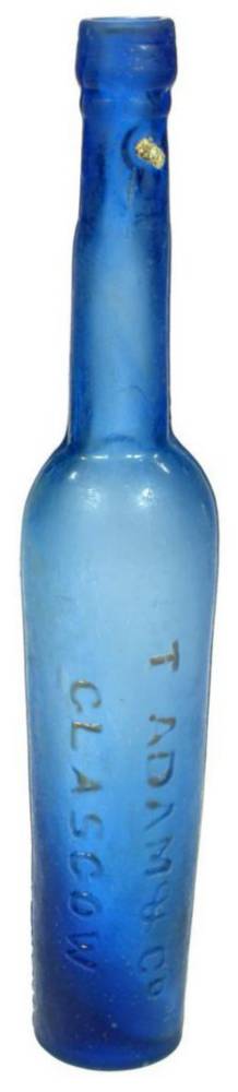 Adam Glasgow Cobalt Blue Castor Oil Bottle