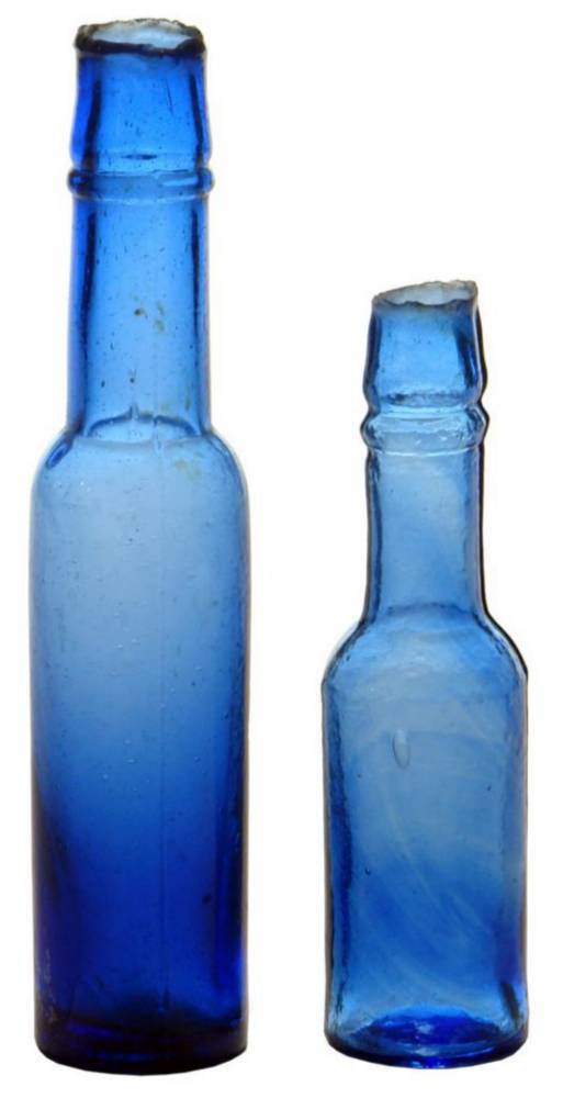 Shear Lip Castor Oil Blue Bottles