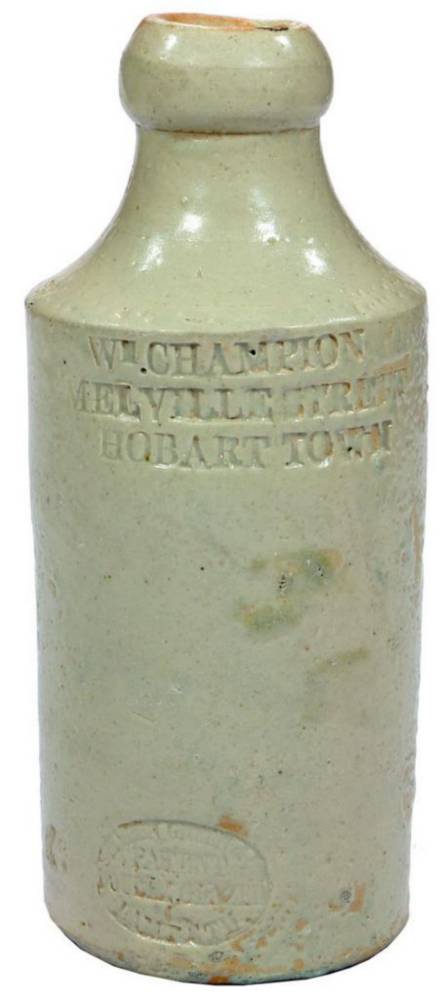 Champion Melville Street Hobart Town Bottle