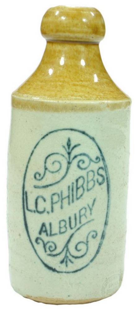 Phibbs Albury Stoneware Old Ginger Beer Bottle
