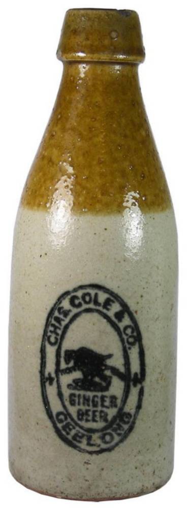 Chas Cole Heron Ginger Beer Bottle