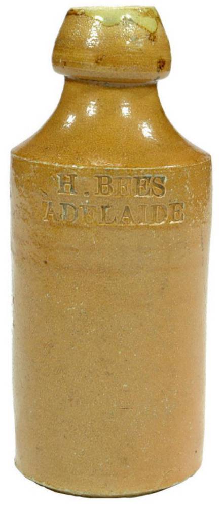 Bees Adelaide Impressed stoneware bottle