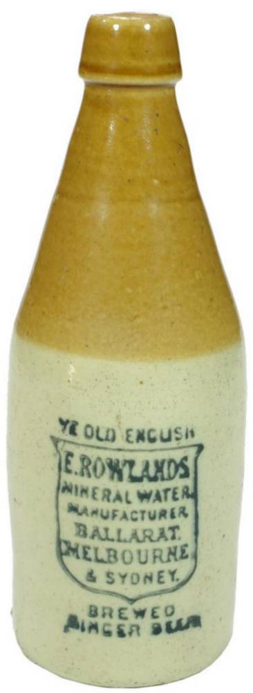 Ye Old English Rowlands Stoneware Bottle