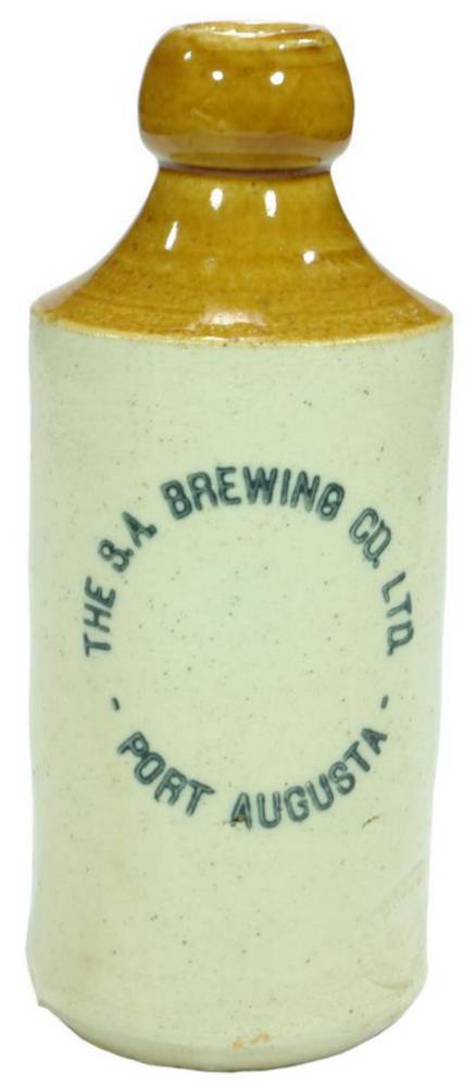 SA Brewing Port Augusta Ginger Beer Bottle