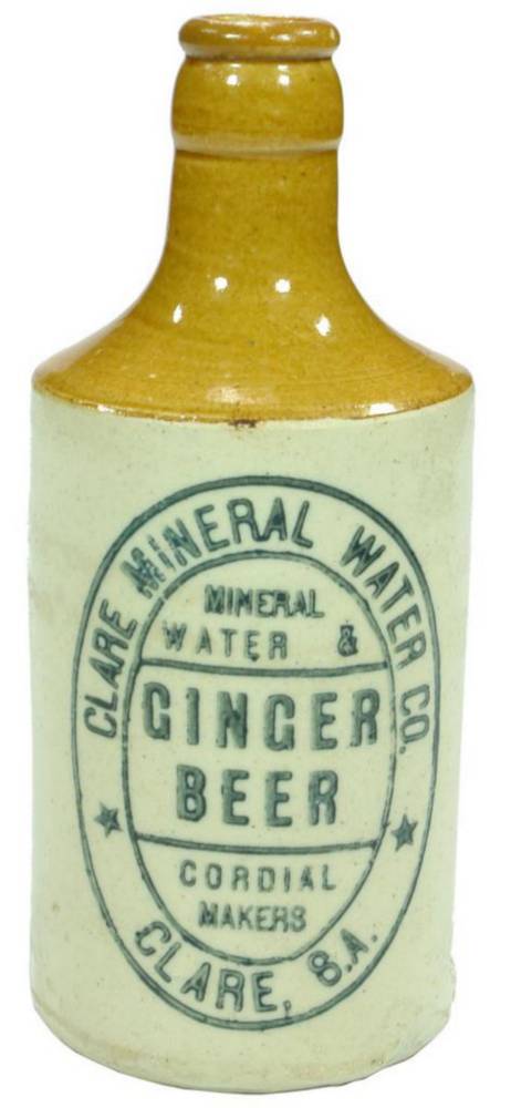 Clare Mineral Water Ginger Beer Old Bottle