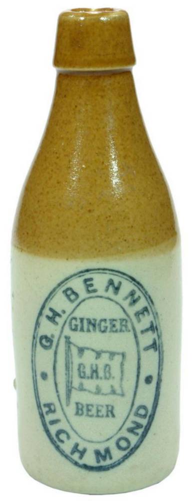 Bennett Richmond Flag Stone Ginger Beer Bottle