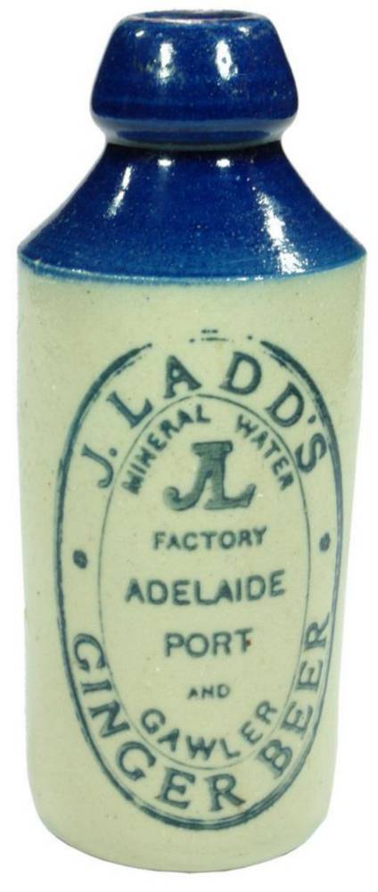 Ladd Adelaide Gawler Blue Top Bottle
