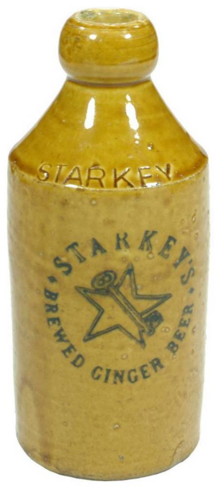 Starkey Brewed Ginger Beer Stone Bottle