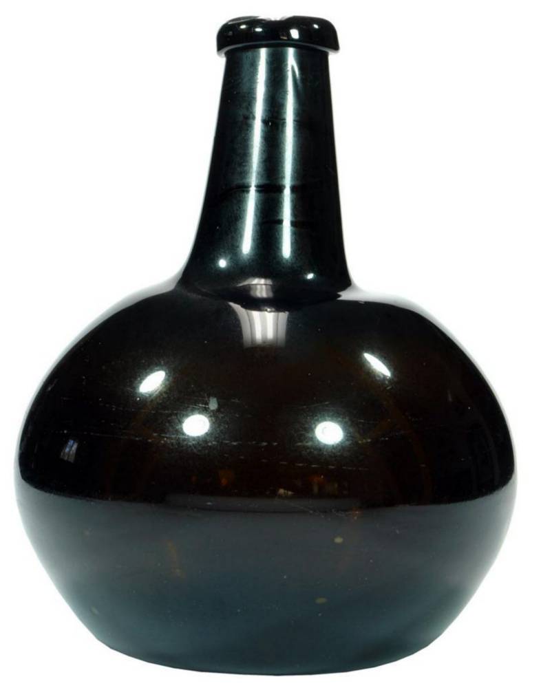Pontil black Glass Demijohn Bottles