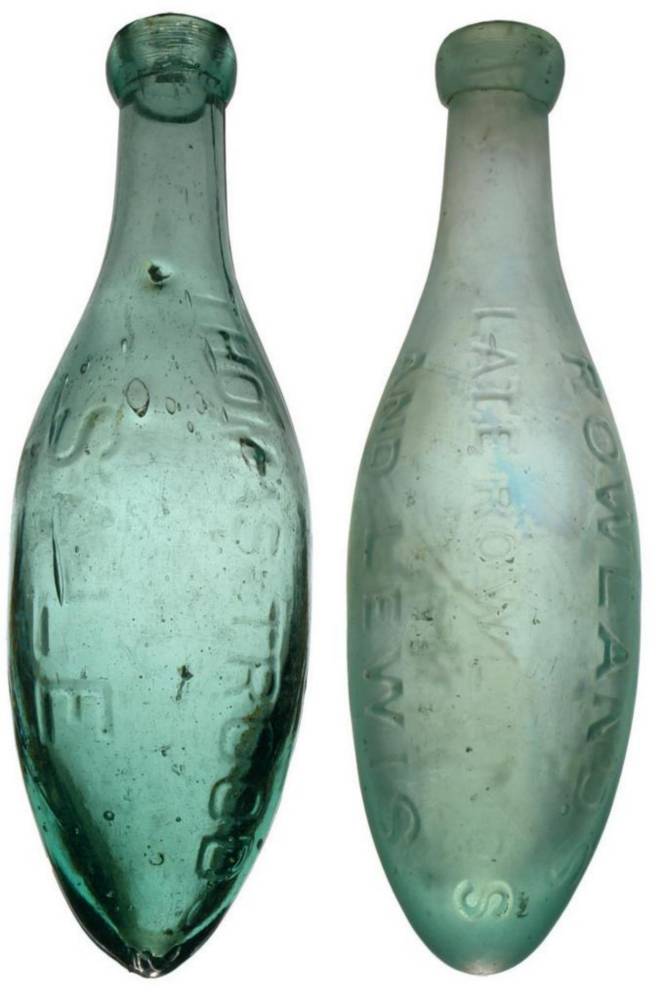 Trood Rowlands Old Torpedo Bottles