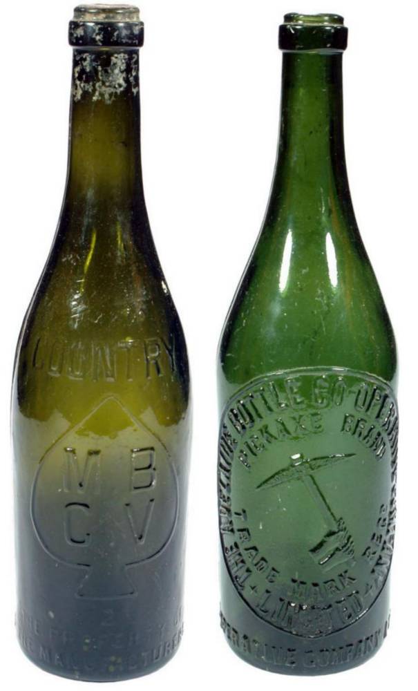 MBCV Pickaxe Old Beer Bottles