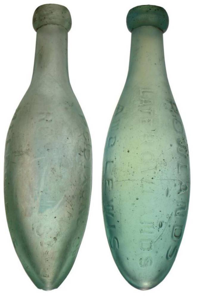 Pair Rowlands Dixon Torpedo Bottles