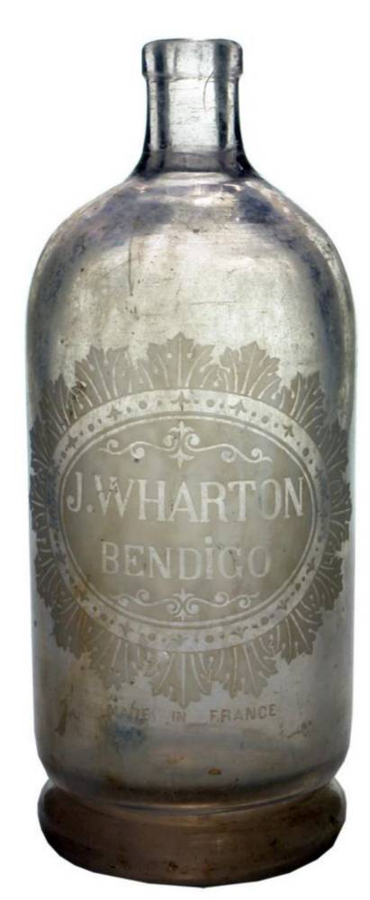 Wharton Bendigo Amethyst Old Soda Syphon