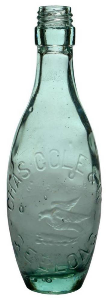 Chas Cole Geelong Nash Patent Bottle