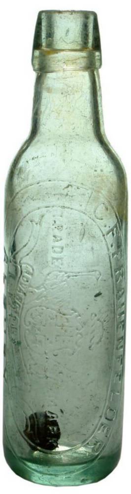 Fraunfelder Albury Australian Lamont Patent Bottle