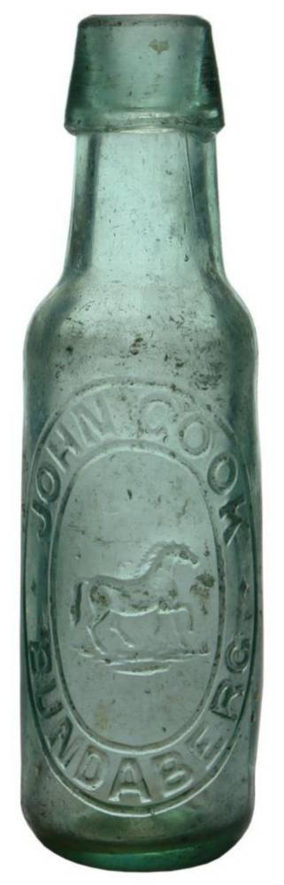 John Cook Bundaberg Horse Lamont Patent Bottle